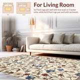 Maximalist Earthy Floral Composition(Beige)