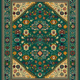Earthy Toned Rustic Wave Design(Green)