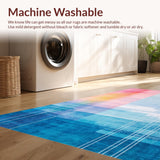 Lively Multi Colored Abstract Flow(Blue)