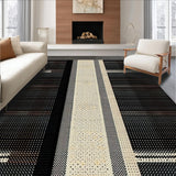 Ultra Soft Area Rug, Non Slip, Stain Resistant, Washable Area Rugs for Living Room, Bedroom, Chic Natural Tone Animal Design(Beige)