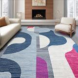 Ultra Soft Area Rug, Non Slip, Stain Resistant, Washable Area Rugs for Living Room, Bedroom, Elegant Soft Pastel Fusion(Gray)