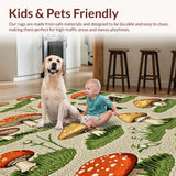 Ultra Soft Area Rug, Non Slip, Stain Resistant, Washable Area Rugs for Living Room, Bedroom, Creative Beige Kitchen Decor Non-Slip Mats(Beige)