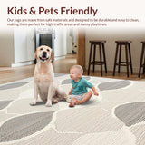 Artisanal Textured Scallop Design(Beige)