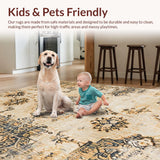 Elegant Indigo Tiled(Beige)