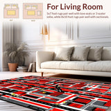 Lively Road Trip Exploration Mat(Red)
