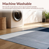 Transitional Medallion Style Decor(Blue)