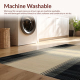 Ultra Soft Area Rug, Non Slip, Stain Resistant, Washable Area Rugs for Living Room, Bedroom, Rustic Cozy Bubble Knot Aesthetic(Beige)