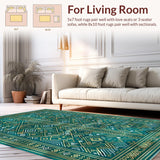 Chic Multicolored Striped Design(Blue)