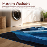 Elegant Cream and Blue Peak(Blue)