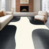 Ultra Soft Area Rug, Non Slip, Stain Resistant, Washable Area Rugs for Living Room, Bedroom, Contemporary Off-White Animal Print(Beige)