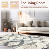 Contemporary Striped Neutral Tones(Beige)