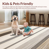 Contemporary Earthy Linear Design(Beige)