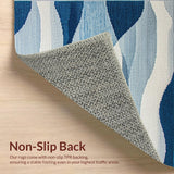 Artistic Contemporary Patterned Layering(Blue)