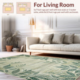 Contemporary Plush Green Vibe(Beige)