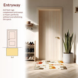 Vibrant Pastel Safari Scene Design(Beige)