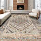 Artful Brown and White Trellis(Gray)