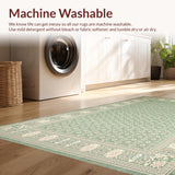 Sage Elegance with Geometric Accents(Green)