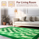 Artistic Dark Green Linear Design(Green)