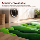 Fresh Grass Green Abstract Aesthetic(Green)