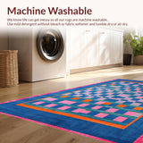 Chic Multicolor Graphic Arrangement(Blue)