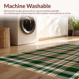 Ultra Soft Area Rug, Non Slip, Stain Resistant, Washable Area Rugs for Living Room, Bedroom, Charming Cabin Pine Tree Design(Brown)