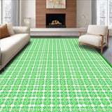 Lively Shamrock Patterned Decor(Green)