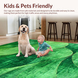 Chic Distressed Modern Color Wash(Green)