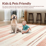 Chic Distressed Striped Elegance(Pink)