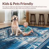 Energetic Colorful Tribal Motif(Blue)