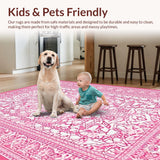 Intricate Whimsical Crocheted Design(Pink)