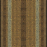 Ultra Soft Area Rug, Non Slip, Stain Resistant, Washable Area Rugs for Living Room, Bedroom, Modern Chic Faux Fur Motif(Gold)