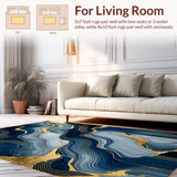 Luxurious Textured Wave Design(Blue)