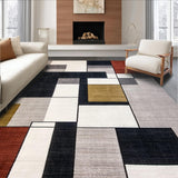 Ultra Soft Area Rug, Non Slip, Stain Resistant, Washable Area Rugs for Living Room, Bedroom, Dynamic Vibrant Trellis Framework(Gray)