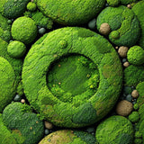 Ultra Soft Area Rug, Non Slip, Stain Resistant, Washable Area Rugs for Living Room, Bedroom, Whimsical Moss Tone Nursery Play Rug(Green)