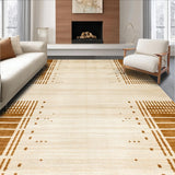 Ultra Soft Area Rug, Non Slip, Stain Resistant, Washable Area Rugs for Living Room, Bedroom, Unique Minimalist Animal Impression(Beige)