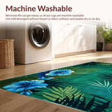 Vibrant Tropical Floral Aesthetic(Blue)