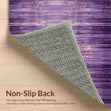 Ultra Soft Area Rug, Non Slip, Stain Resistant, Washable Area Rugs for Living Room, Bedroom, Lovely Lavender Bow Shaped Carpet Cute Aesthetic Accent Rug(Purple)
