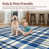 Classic Warm Toned Lattice Style(Blue)