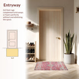 Pastel Elegant Distressed Motif(Pink)