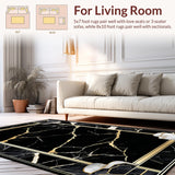 Artistic Black and Gold Fusion(Black)