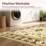 Beige Medallion Area(Beige)