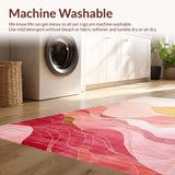 Modern Distressed Sunset Motif(Beige)