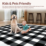 Warm Inviting Rustic Check Design(Black)
