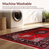 Bold Red Black Geometric Arrangement(Red)