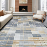 Vibrant Textured Geometric Arrangement(Gray)