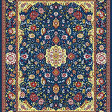 Elegant Distressed Artful(Blue)