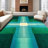 Bold Abstract Illusionary Waves(Green)