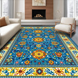 Lively Vintage Lattice Composition(Blue)