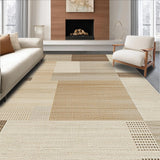 Ultra Soft Area Rug, Non Slip, Stain Resistant, Washable Area Rugs for Living Room, Bedroom, Contemporary Soft Natural Palette(Beige)
