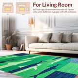 Whimsical Coastal Fishing Motif(Green)